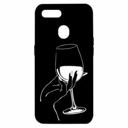 Чехол для Oppo A5s/A12 Рука с бокалом - PrintSalon