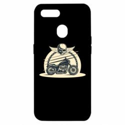 Чехол для Oppo A5s/A12 Skull and Bike - PrintSalon