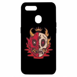 Чехол для Oppo A5s/A12 Skull face - PrintSalon