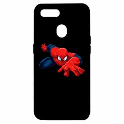Чехол для Oppo A5s/A12 Spiderman and jump - PrintSalon