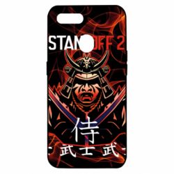 Чехол для Oppo A5s/A12 Standoff Samurai And Fire - PrintSalon