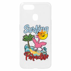 Чехол для Oppo A5s/A12 Surfing Paradise Flamingo - PrintSalon