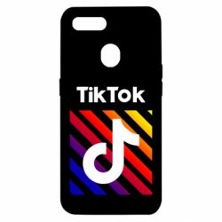 Чехол для Oppo A5s/A12 Tik Tok Colorful Logo - PrintSalon