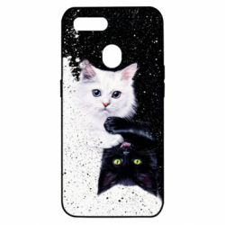 Чехол для Oppo A5s/A12 Yin and Yang cats - PrintSalon