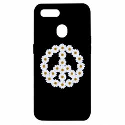 Чехол для Oppo A5s/A12 Знак мира из ромашек