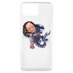 Чехол для Oppo A73 Alien vs Predator - PrintSalon