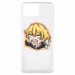 Чехол для Oppo A73 Angry Zenitsu Agatsuma - PrintSalon