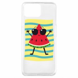 Чехол для Oppo A73 Арбуз на пляже - PrintSalon