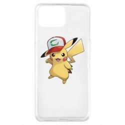Чехол для Oppo A73 Ash's hat Pikachu - PrintSalon