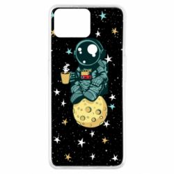 Чохол для Oppo A73Astronaut and coffee - PrintSalon