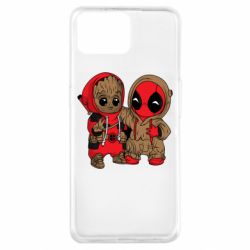 Чехол для Oppo A73 Baby Groot And Deadpool - PrintSalon