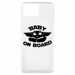 Чехол для Oppo A73 Baby on board yoda - PrintSalon