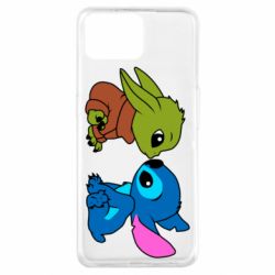Чехол для Oppo A73 Baby Yoda And Stitch - PrintSalon