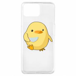 Чехол для Oppo A73 Цыпленок с ножом мем - PrintSalon