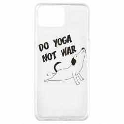 Чехол для Oppo A73 Do yoga not war - PrintSalon