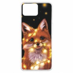 Чохол для Oppo A73Fox And Christmas Lights - PrintSalon