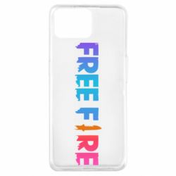 Чехол для Oppo A73 Free fire gradient logo - PrintSalon