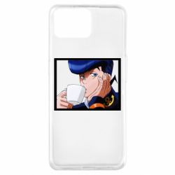 Чехол для Oppo A73 Higashikata Josuke drinking tea - PrintSalon