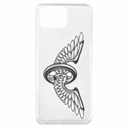 Чехол для Oppo A73 Колесо и крылья - PrintSalon