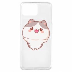 Чехол для Oppo A73 Котик обнимает тебя - PrintSalon