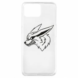 Чехол для Oppo A73 Kurama line art-PrintSalon Чехол для Oppo A73 Kurama line art