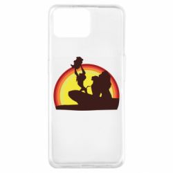 Чохол для Oppo A73Lion king silhouette - PrintSalon