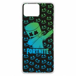 Чехол для Oppo A73 Marshmello Fortnite Dab Neon - PrintSalon