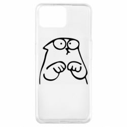 Чехол для Oppo A73 Милый Кот Саймона - PrintSalon