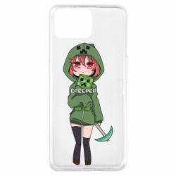 Чехол для Oppo A73 Minecraft anime - PrintSalon