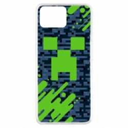 Чехол для Oppo A73 Minecraft Creeper - PrintSalon