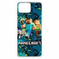 Чохол для Oppo A73Minecraft Steve Alex And Dog - PrintSalon
