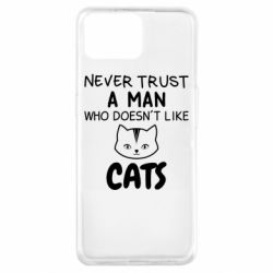 Чехол для Oppo A73 Не любит котов - не доверяй - PrintSalon