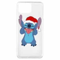 Чехол для Oppo A73 Новогодний Стич - PrintSalon