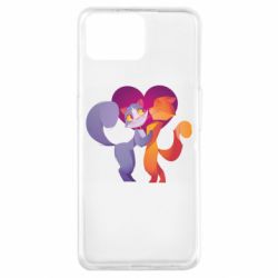 Чохол для Oppo A73Парочка. Котики - PrintSalon