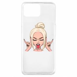Чехол для Oppo A73 Punk Girl - PrintSalon