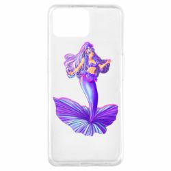 Чехол для Oppo A73 Purple Mermaid Barbie - PrintSalon