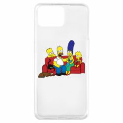 Чехол для Oppo A73 Simpsons At Home - PrintSalon