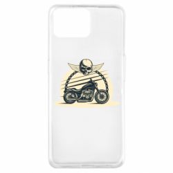 Чехол для Oppo A73 Skull and Bike - PrintSalon