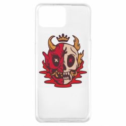 Чехол для Oppo A73 Skull face - PrintSalon