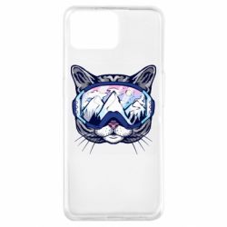 Чехол для Oppo A73 Snowboard Cat - PrintSalon