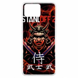Чехол для Oppo A73 Standoff Samurai And Fire - PrintSalon