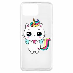 Чехол для Oppo A73 The cat is unicorn - PrintSalon