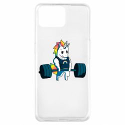 Чехол для Oppo A73 The unicorn is rocking - PrintSalon