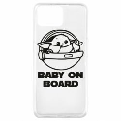 Чехол для Oppo A73 Вaby on board - PrintSalon