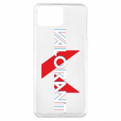 Чехол для Oppo A73 Valorant glitsh logo - PrintSalon