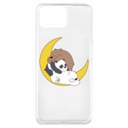 Чехол для Oppo A73 We bare bears sleep - PrintSalon