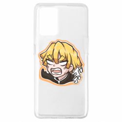 Чехол для Oppo A74 4G Angry Zenitsu Agatsuma - PrintSalon