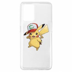Чехол для Oppo A74 4G Ash's hat Pikachu - PrintSalon