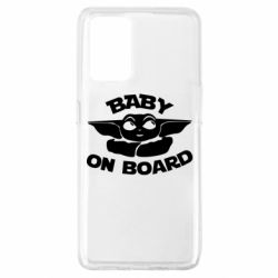 Чехол для Oppo A74 4G Baby on board yoda - PrintSalon