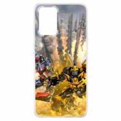 Чохол для Oppo A74 4G Bumblebee and Optimus Prime - PrintSalon
